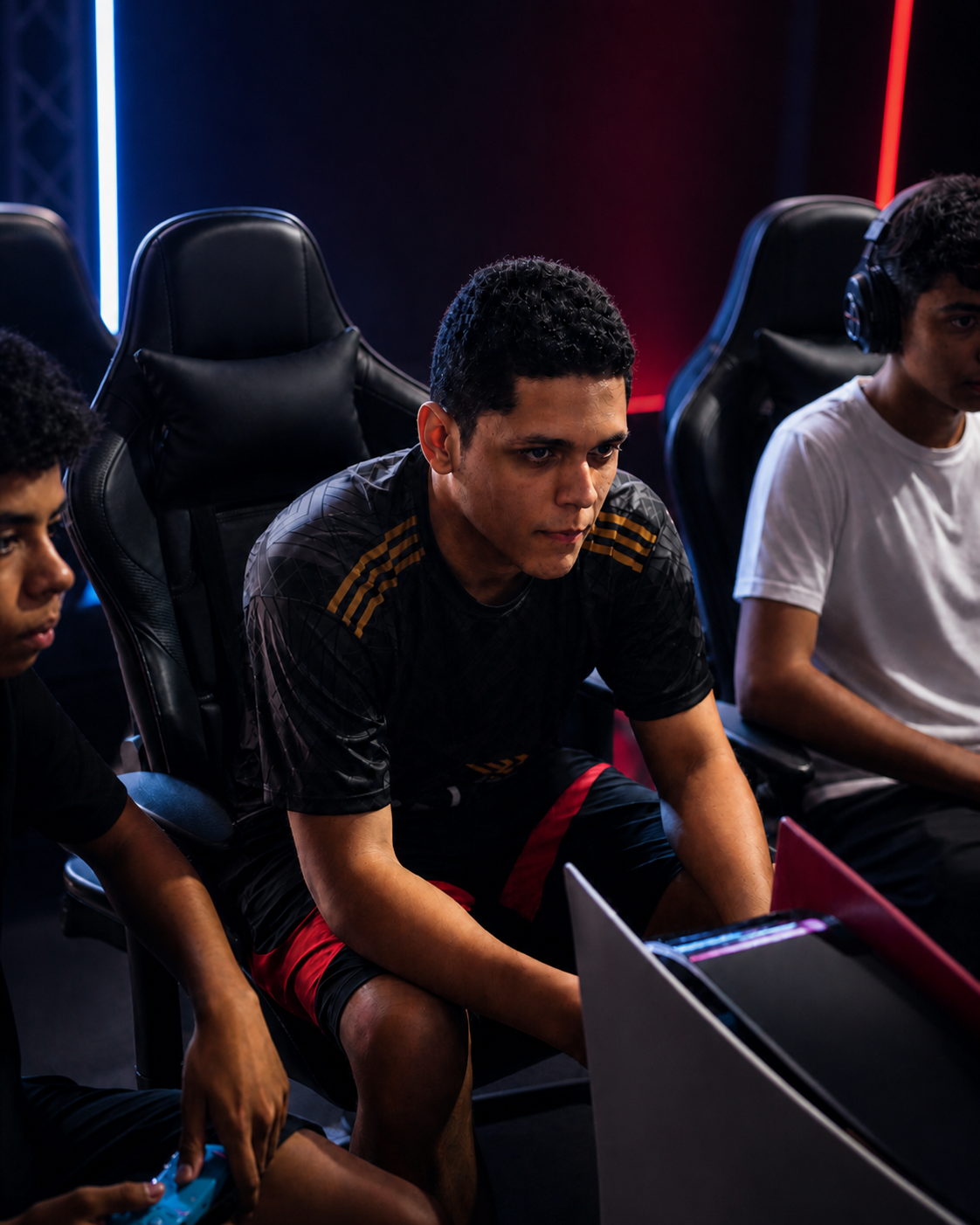 Lucas Ventura em campeonato presencial
